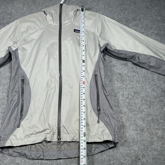 Patagonia Rain Shadow Jacket Women's Size xs Grey Lightweight Outdoors Hiking - Picture 4 of 16